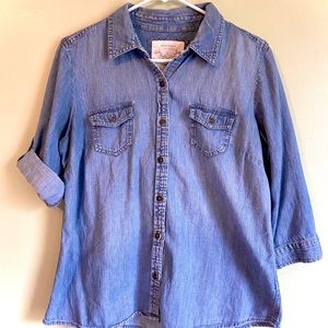 Jean Button Up